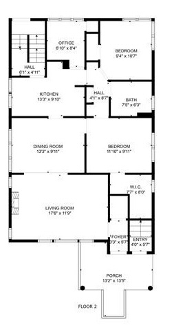 1207 Granger Ave - Floor Plan